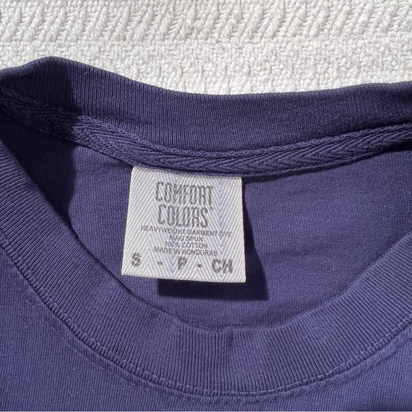 comfort colors / white navy shades sunglasses & casual apparel tee size small - Picture 4 of 5